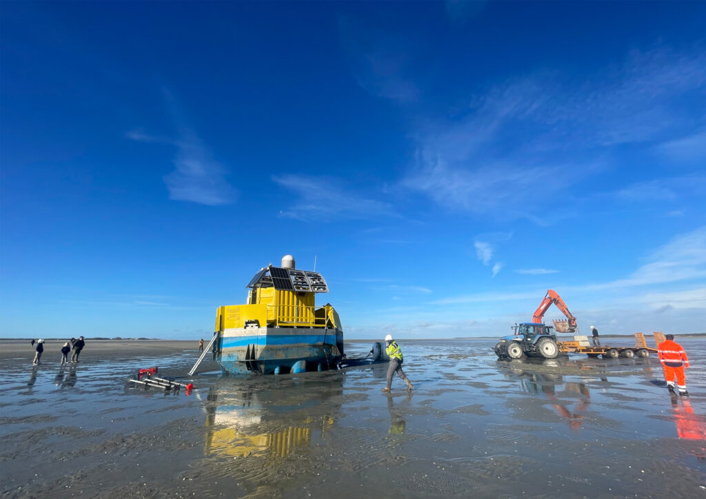 Echouement d’une bouée instrumentée en baie de Somme