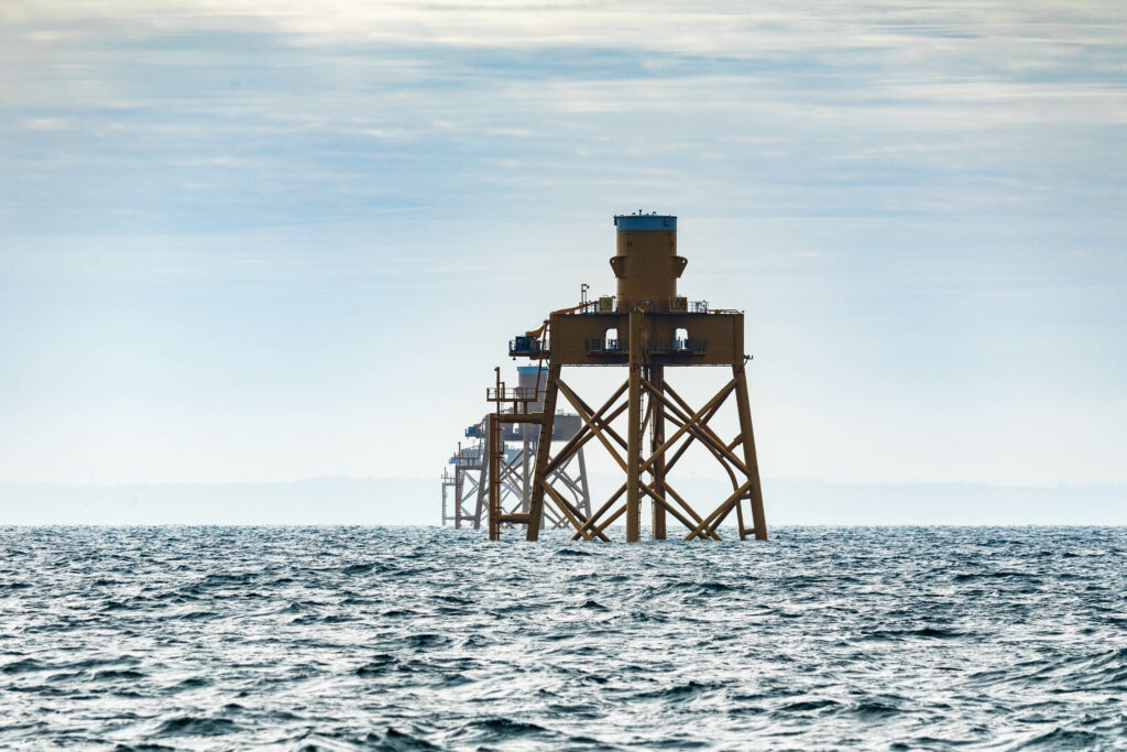 La moitié des fondations installées